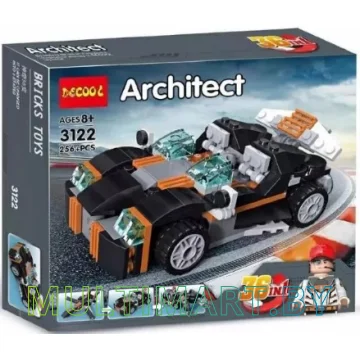 Конструктор Decool 3122 Транспорт 36 в 1 (256 деталей)